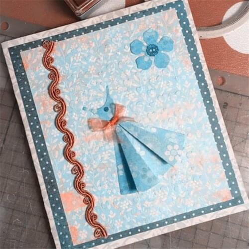Princess Dress build up METAL CUTTING DIES Scrapbooking paper craft card emboss knife blade punch stencil cut die