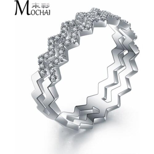 Moocai Women's Silver Rings