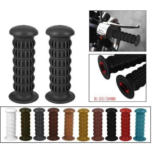 Motorcycle Universal 1" 25mm Handlebar Hand Grips For Suzuki Chopper Cruiser Bobber Dyna Electra Glide Heritage Softail XL883N