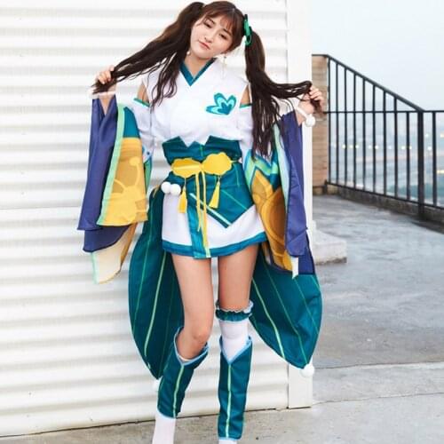 New game Onmyoji cosplay costume Lolita Maid dress erotic adultos fancy Japanese anime kimono Cosplay Halloween outfit