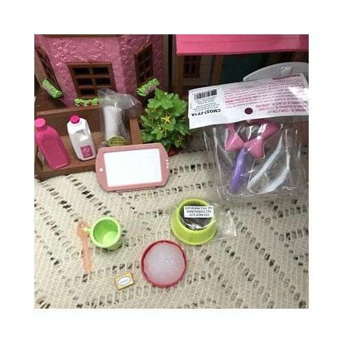 New Original American OF girl doll mini small Vase suit dolls accessories gift for children collection drop