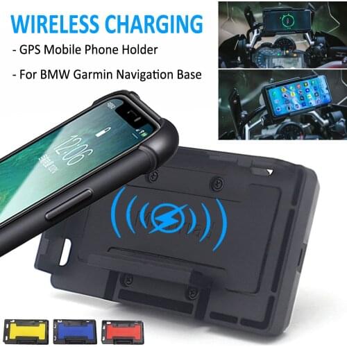 NEW Motorcycle Wireless Charging Charger GPS Phone Holder Navigation Bracket For BMW S1000XR F900R R1250GS R1200GS Adventure ADV