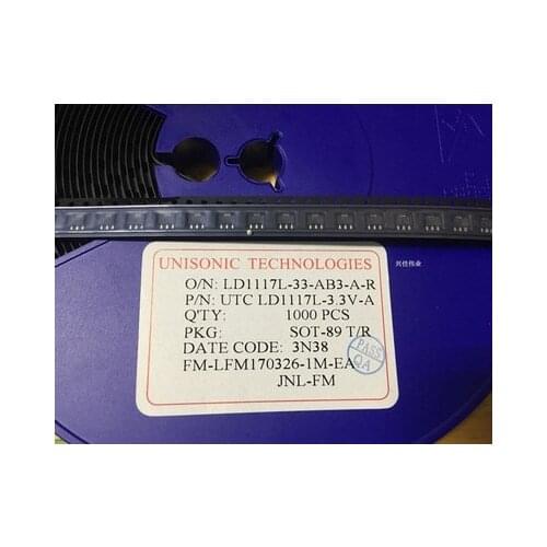 Original New 10PCS / LD1117L-33-AB3-A-R E17E HT7144A-1 7144-1 7144 CJ79L12 79L12 SOT89 SOT-89