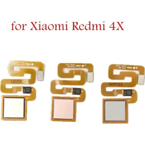 For Xiaomi Redmi 4X fingerprint scanner Home Button Flex Cable Touch ID Sensor Return Flex Cable Spare Repair Parts