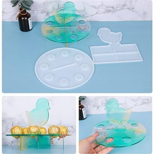 Silicone Casting Molds for DIY Personalized Handmade Craft Chicken Tray Shape Mold Suitable for DIY Lover Casting Epoxy