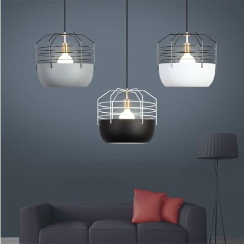 Nordic Iron Mesh Pumpkin Shape Pendant Lights for Living Room Bedroom Bar Tea Shop Kitchen Hang Lamp Modern Lighting Designs Led