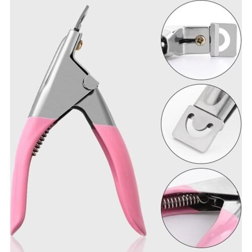Nail Clipper Tips Manicure Cutter Guillotine Fake Nail Cutter Professional Nail Clippers Straight Edge AcrylicCut False Nails