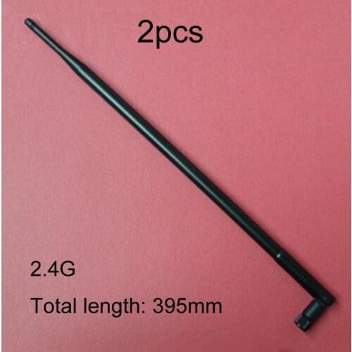 2PCS 2.4GHz 9dbi Omnidirectional Antenna with RP-SMA Male/SMA Male Connector Inner Hole/Pin Antennas for RC Bait Fishing Boat