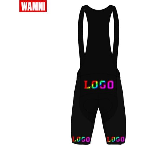 WAMNI Custom Cycling Bib Shorts Cycling Quick drying Bike Team Mountain Bike 2020 3D Cycling Ciclismo Wear Cushion Unique Shorts