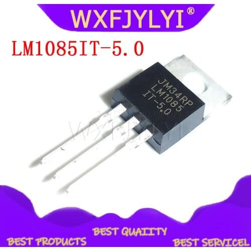 10pcs LM1085IT-5.0 LM1085 regulator TO220 New and original