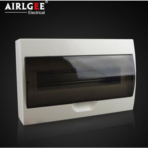 15ways flush type waterproof Plastic Electrical distribution box use for power supply Surface Mount User Unit