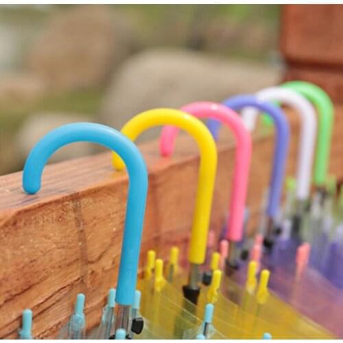 Free shipping 120pcs/lot solid color gift umbrella, mixed colors supported fashion clear PVC umbrella LX6899