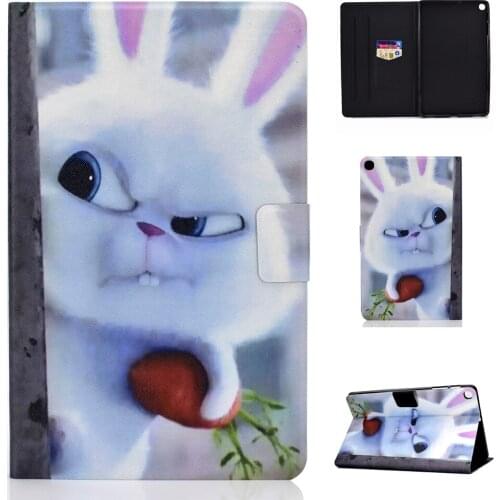 Flip Case For Samsung Galaxy Tab A 10.1" 2019 SM-T510/T515 10.1 inch Funda Stand Tablet Fashion Pattern Dog Fundas Coque Cover