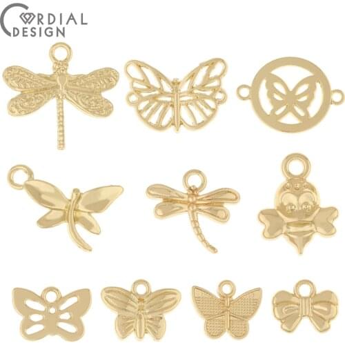 Cordial Design 200Pcs Charms/Jewelry Accessories/DIY Making/Pendant/Earrings Connectors/Hand Made/Jewelry Findings & Components