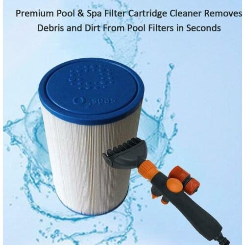 Cartridge PVC Handheld Swimming Pool Filter Cleaning Comb Home Bathtub Spa Pond Filter Jet Cleaner Brush Accessory Tools