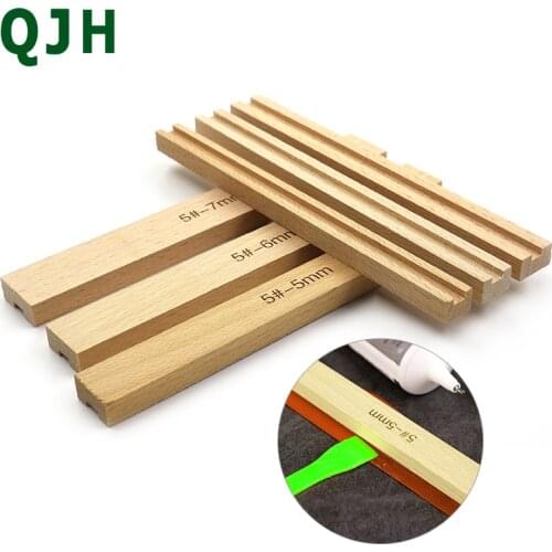 Zipper Adhesive Anti-overflow Ruler No. 3 No. 5 Zipper Adhesive Tool Leather DIY Sewing Installation Tool Install wallet zipper