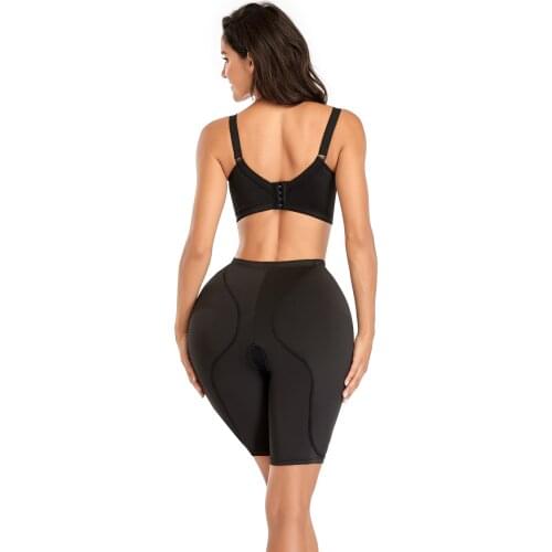 2PS Women Open crotch Shapewear Butt Lifter Body Shaper Boyshort Hip Padded Panty Panties