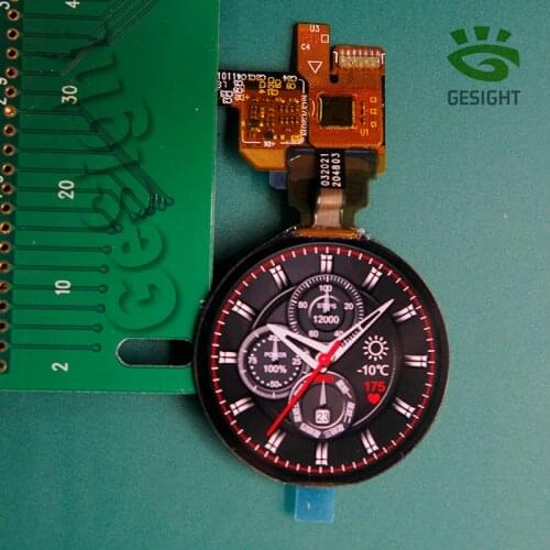 Round Circular 1.2 Inch Amoled Display 390x390 Oled RM69091 MIPI SPI QSPI On-Cell TP Integrated for Smartwatch