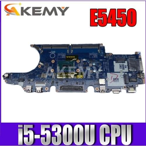 Laptop motherboard For DELL Latitude E5450 SR23X i5-5300U CPU ZAM70 LA-A901P Mainboard perfect work