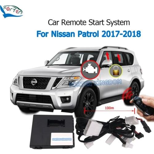 Car Remote Engine Start System Module For Nissan Patrol 2017-2018 With Window Close Door Lock Plug and Play