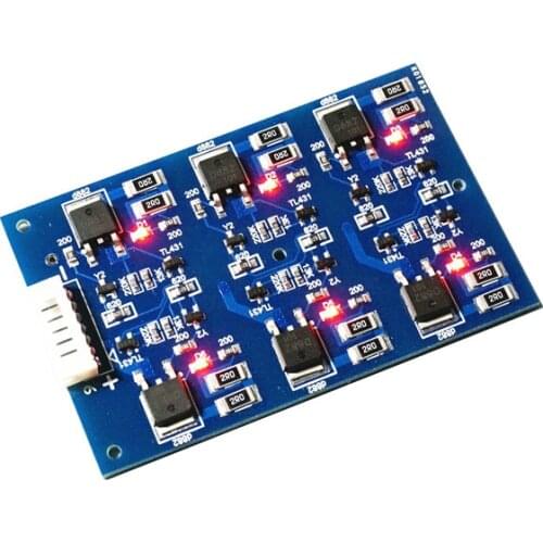 2.7V/16V LTO 6S Balance Board Equalization Circuit Lithium Titanate Battery/Super Farad Capacitor Protection Board