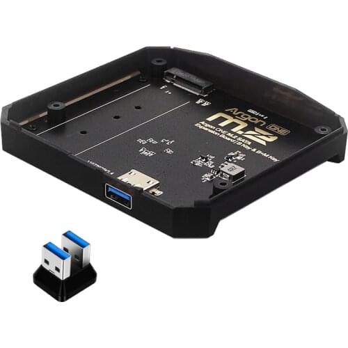 Argon M.2 Expanstion Board for Raspberry Pi 4 USB 3.0 to M.2 SATA M.2 SSD Adapter Base for Argon ONE/ONE V2/Nanosound Case