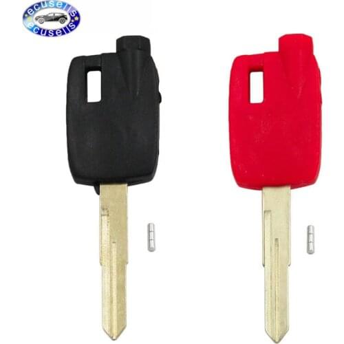 Transponder Key Shell Blank Case With 3 Magnet Type B for Suzuki GEMMA250/400/650 Black Red Color