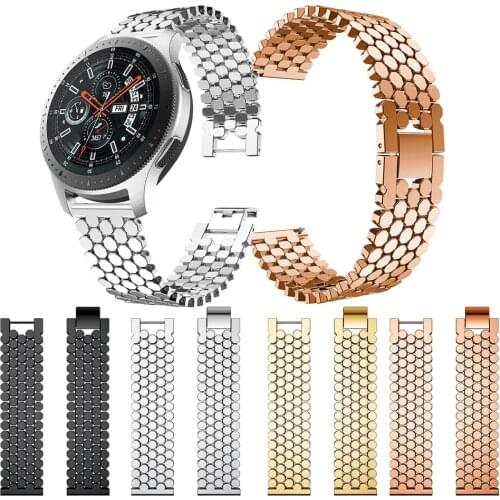 22mm for Samsung Galaxy Watch 46mm Stainless Steel Wristband Replacement Band Strap Bracelet Watch Accessories