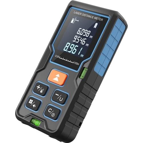 Handheld laser rangefinder digital rangefinder 100m 80m 60m 40m laser rangefinder electronic spirit level rangefinder instrument