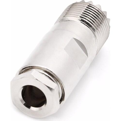 UHF SO239 PL259 Socket Female PLug Clamp For RG8 RG165 RG213 LMR400 Connector