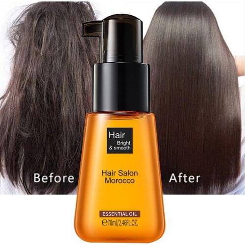 Hair Treatment For Moisturizing Repair Frizzy Anti-Drying Split Ends Deep Nourishment Softening For All Hair Type 70ml