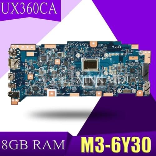 XinKaidi ZenBook UX360CA Laptop motherboard for ASUS UX360CA UX360C UX360 Test original motherboard M3-6Y30 CPU 8GB RAM