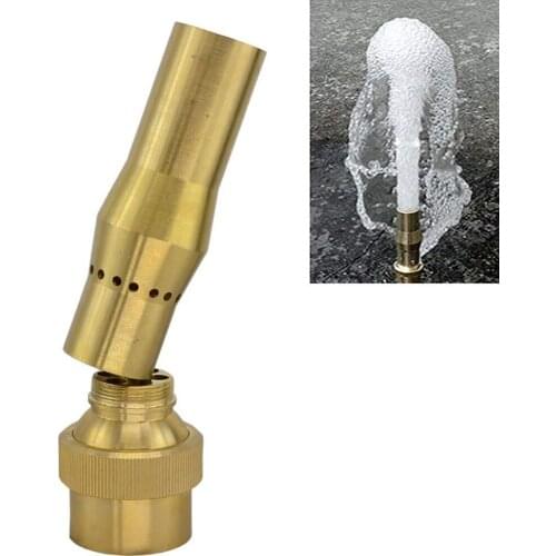 Yongquan Jet type 1''1.5'' 2'' brass foam fountain sprinkler,garden sprinkler,detached fountain,pond nozzle, water fountain Kit