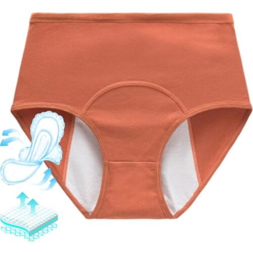 1 pieLittle girl low-rise Richard pants prevent lumbar triangle sliding sideways in the absorbent cotton girl menstruation pants