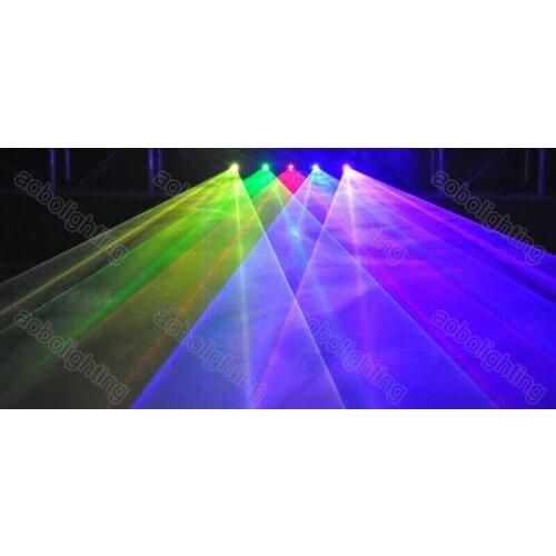 10pcs/lot 5 Lens RGBYP beam laser disco light Color stage light christmas laser projector dance light