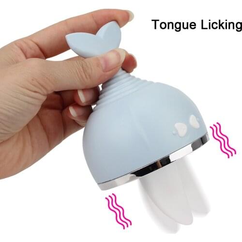 Erotic Nipple Vagina Vibrators Clitoris Stimulator 12 Speed Sex Toys for Women Tongue Oral Licking Adult Product Sex Shop