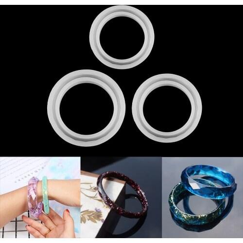1pcs Bracelet Bangle Silicone Mold For Resin Hand Craft Jewelry Epoxy Resin Moulds For DIY Jewelry Making Finding Supplies Tools