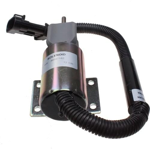 Holdwell Fuel Solenoid 46687182 for Case International Harvester 1840 Skid Steer 12V