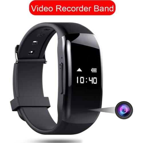 Cool Luxury Business Camera Video Recorder Recording Sport Step Count Smart Watch Band Bracelet Smartwatch Men Adults