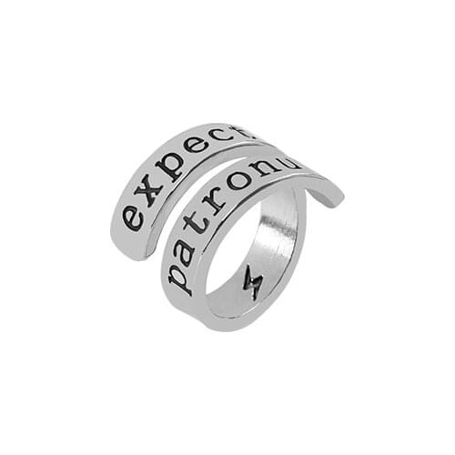 Movie Harry Ring expecto patronum Ring Fashion Alloy Twisted Ring New Finger Ring For Women&Men