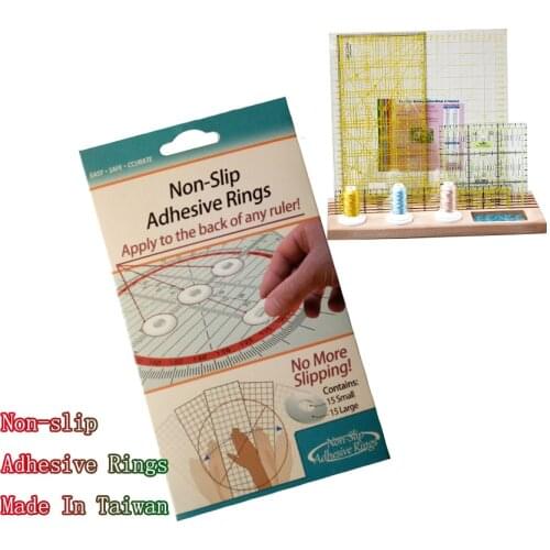 Non-slip Adhesive Grip Rings For Patchwork Rulers DIY