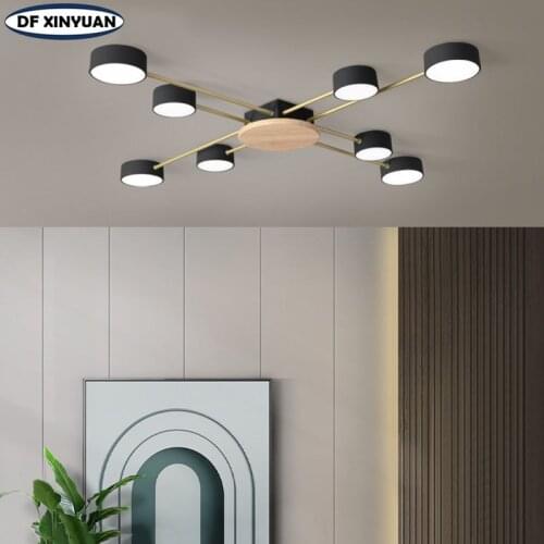Modern minimalist Nordic style living room LED ceiling lamp bedroom chandelier new chandelier
