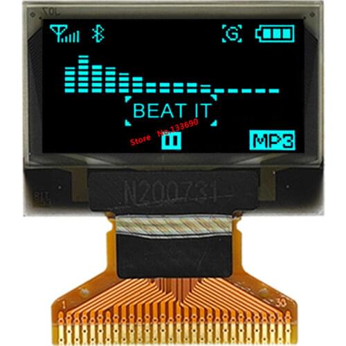 5pcs 0.96 inch OLED Display screen with 128x64 Resolution blue on black SPI Parallel and I2C IIC Interface 100%NEW