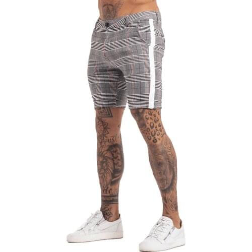 GINGTTO Shorts Homme Stretch Chino Mens Summer Casual Shorts 2020 New Dropshipping zm805