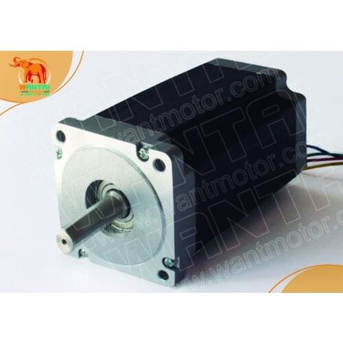 Special for CNC machine! Wantai Nema34 Stepper Motor34HS7840 593oz(4.2N.m) 78mm body length 2.8A 4PHASE 8leads 12.7shaft
