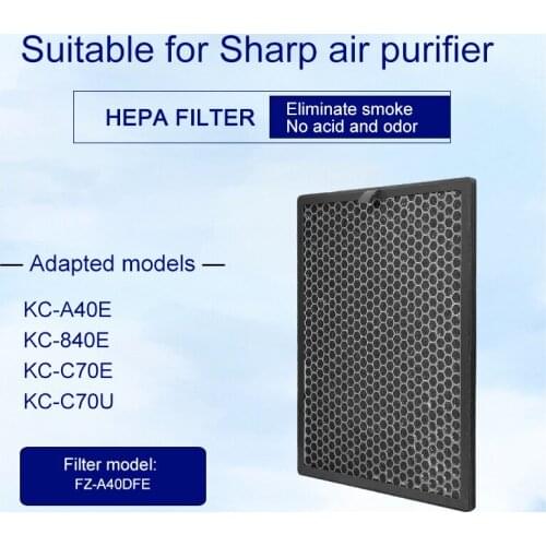 Carbon filter FZ-A40DFE for Sharp KC-A40E KC-840E KC-C70E KC-C70U air purifier for home filter pm25
