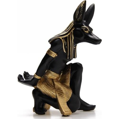 AlphaGo Bottle Countertop Wine Holder for Table Top Modern Anubis Art Statue Design Wine Bottle Storage Rack Perfect Wine Holder