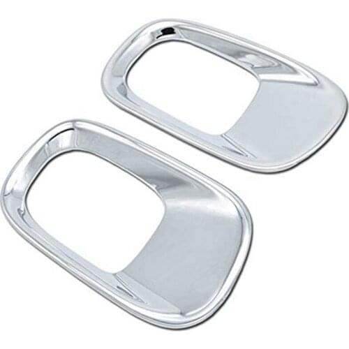 Exterior Parts for Jeep Renegade 2015-018 Chrome Rear Bumper Tail Fog Light Lamp Foglight Cover Trim Bezel Frame Molding Car Sty