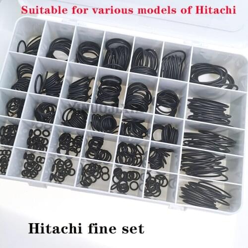 Excavator Hitachi high temperature rubber ring seal ring O-ring repair box repair kit O-shaped oil seal ring accessories