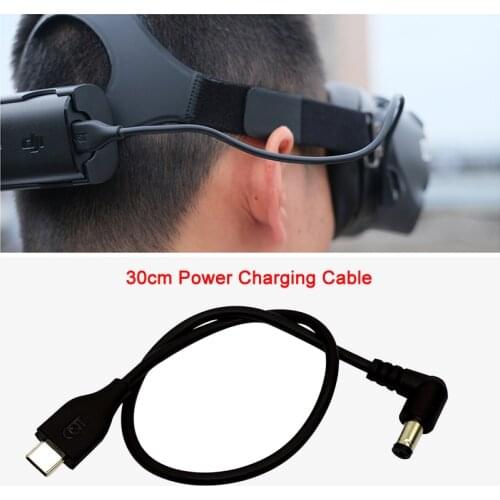 30cm Charging Cable Power Supply Wire For DJI FPV Combo Drone Goggles V2 Battery New 2021 High Quality Drop ship